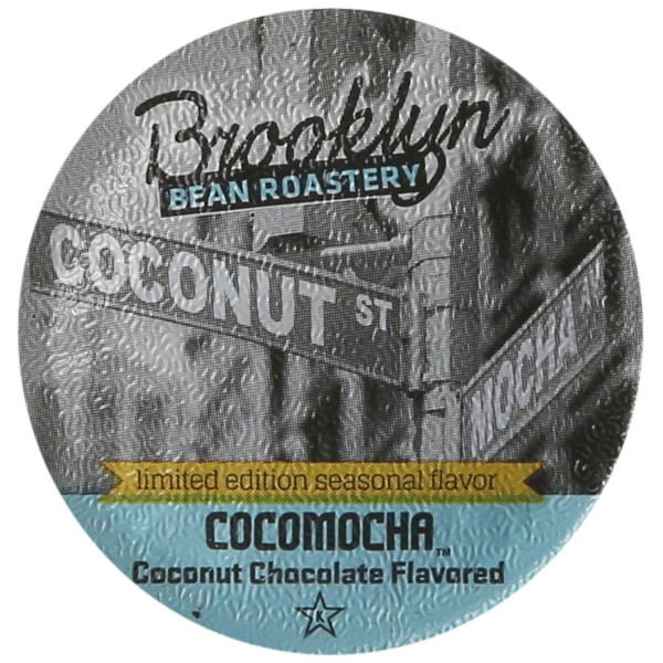 Brooklyn Beans Cocomocha Coffee Pods, Compatible with 2.0 K-Cup Brewers, 40 Count