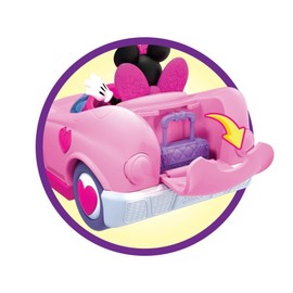 Minnie Vehicle with a 7.5 cm Statuette and 1 Accessory, Various Models Available, Toy for Children Aged 3 Years and Above, Various Models
