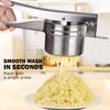 Potato Ricer, AMOHEE 15oz Large Stainless Steel Potato Masher Heavy