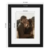 eletecpro 8x10 Picture Frame, Display Picture 5x7 with Mat or