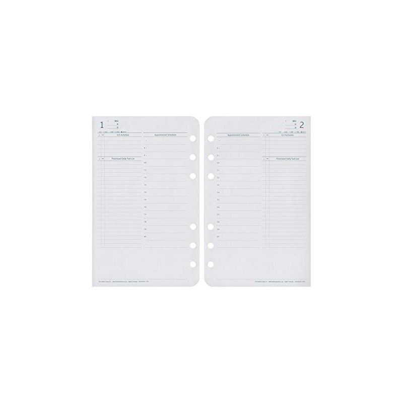 Franklin Planner Original 64120 1 Page Per Day Daily Page