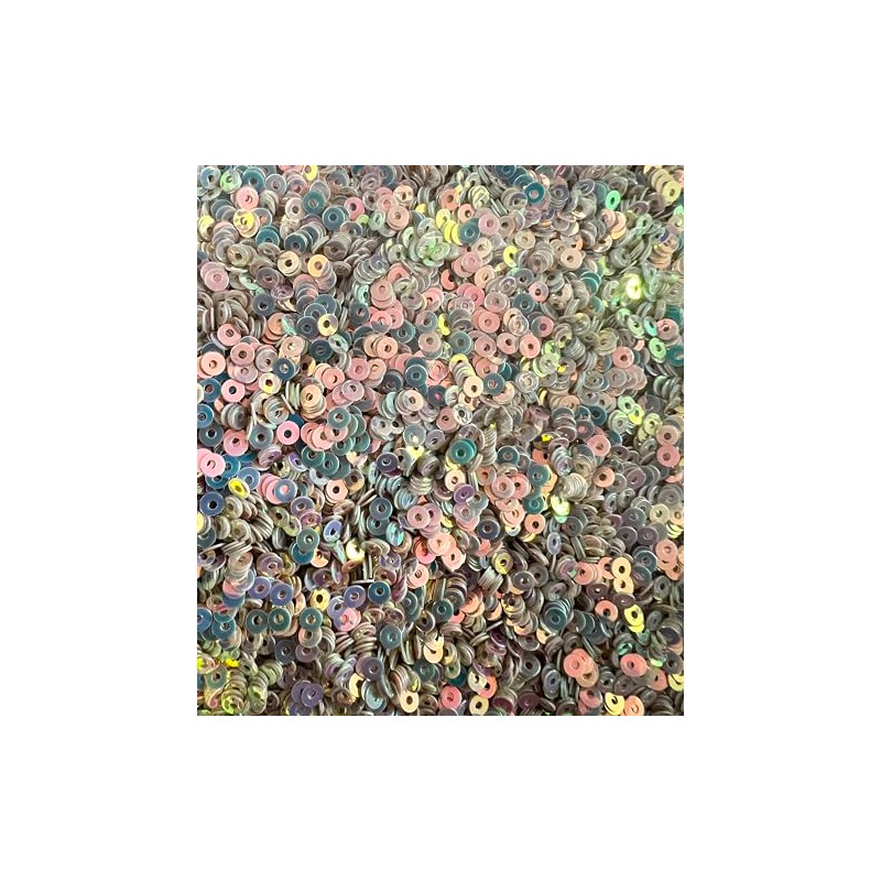 3mm Round AB Translucent Metallic Opaque Craft Sequins Assorted Colours
