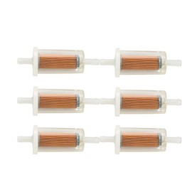 Kuupo 6 Pieces 691035 695666 Fuel Filter for BS 845125 493629 695666 5065 5065D 5065K MTD Craftsman Troy Bilt Lawn Mower Tractor
