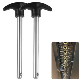 MITAOFAIRY 2PCS Weight Stack Pin Weight Lifting Pins Gym Pins 3/8" Diameter / 6" Locking Space Gym Home Exercise Machine Pin Insert Accessories for Adjust Weights
