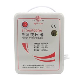 Beduan 110V to 220V Step Up Converter Voltage Power Transformer for 220V Chinese Electronics