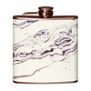 Premier Housewares Hip Flask, Marble Effect, Rose Gold, Stainless-Steel, 3