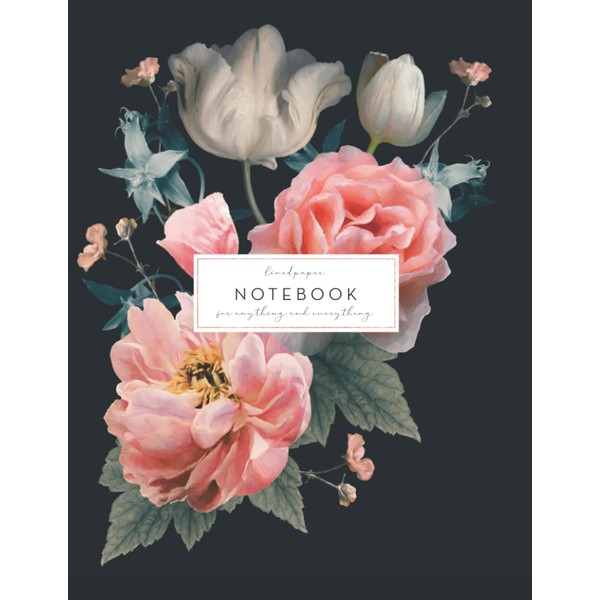 Lined Notebook Journal | 120 Pages | Artistic Floral: Personal