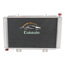 Cubauto 2 Row UTV Aluminum Radiator Compatible For 2011-2018 2012 2013 2014 2015 2016 2017 Can Am Maverick 800R 1000 / Commander 800 MAX 1000R