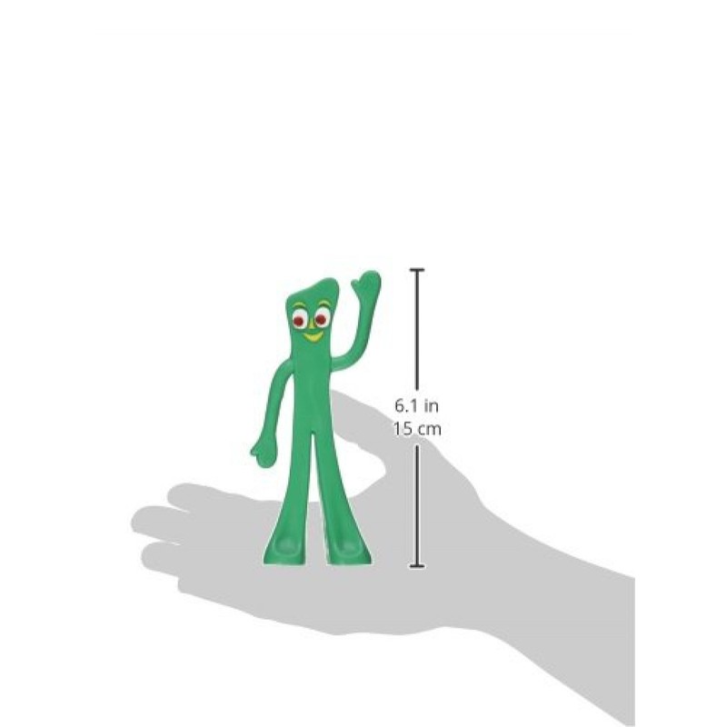Gumby Original Bendable Figure - Nostalgic Toy, PVC Material, Safe