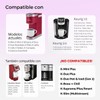 U Chef 4 Cápsulas de Café, Tazas K Reutilizables para