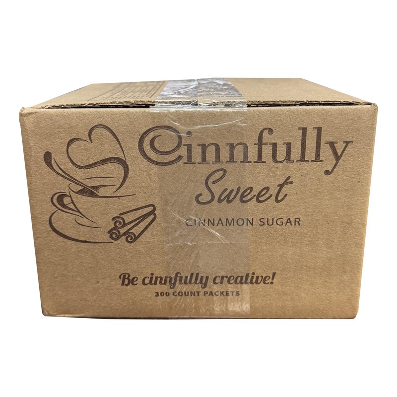 Cinfully Sweet Cinnamon Sugar Packets, 300 Count Box – Perfect