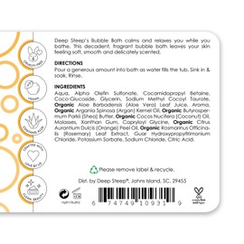 Deep Steep Bubble Bath Honey Blossom, 17 ounce
