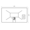 Dura Faucet DF-SA170D-WT RV Durable Replacement Door for an Exterior