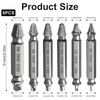 Pack of 6 Broken Screw Extractor Screw Extractor Kit, All-Purpose