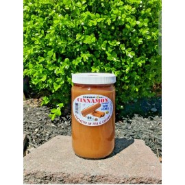 NATURZ BEEZ RAW HONEY & CINNAMON 5.5Lb  Each  Glass Jar 44oz 100% PURE UNFILTERED USA HONEY