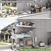CUISIBOT Over The Sink Dish Drainer Drying Rack 3 Tier,