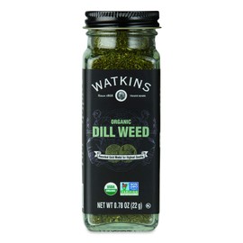 Watkins Organic Dill Weed, Non-GMO, Kosher, 0.78 Ounce, 1-Pack