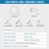15.8 Inch Dimmable Large LED Flush Mount Ceiling Light 2