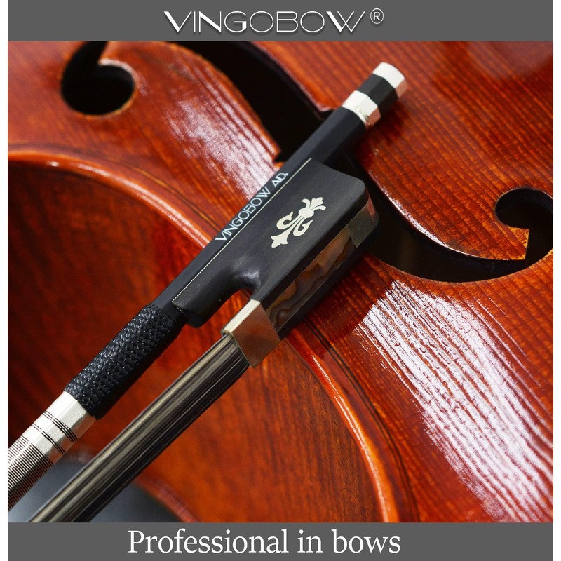 4/4 Full Size Cello Bow Advanced Carbon fiber Bow with