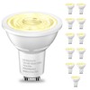 TJOY LED GU10 Light Bulbs 12 Pack, 2700K Warm White