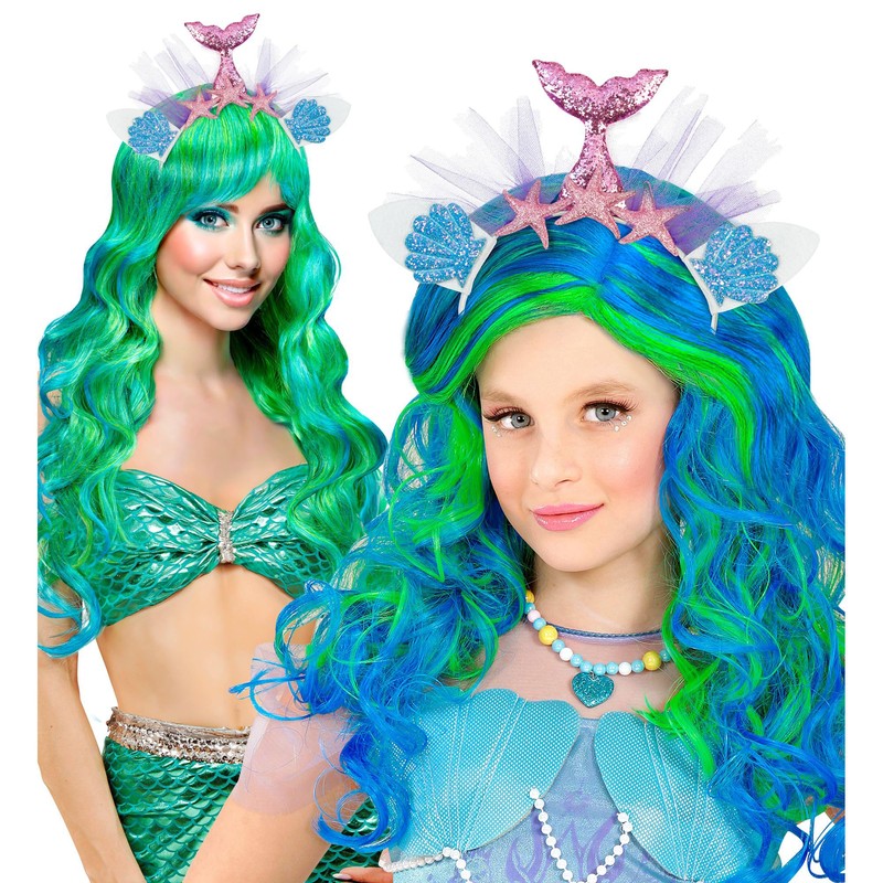 W WIDMANN MILANO Party Fashion - Blue or Pink Mermaid