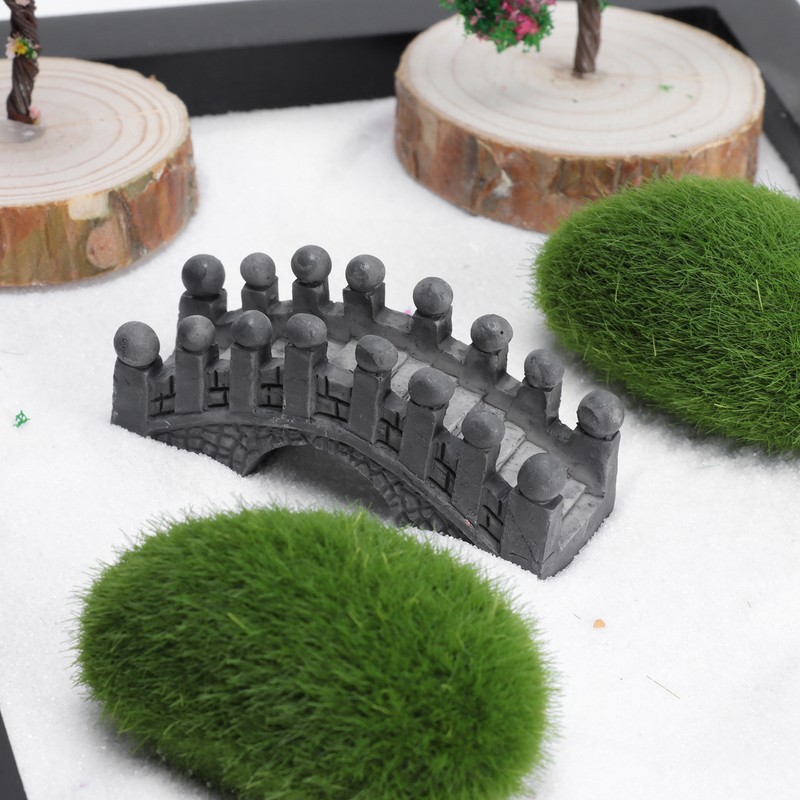 Zen Garden Sand Table Buddha Statue Sandbox Japanese Style Desktop