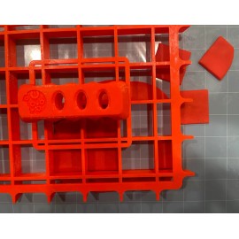 Cookie Cutz 1.5”x 36 Square Multi Cutter with Handle (Open Outside Edges )