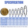 Fishing Clips Power Clip, 50pcs Speed Clip for Fishing Lure