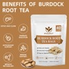 Burdock Root Tea - Natural Burdock Root Herbal Tea Bags