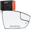 A-Premium Right Passenger Side Heated Mirror Glass with Backing Plate