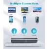 KMOUK Bluetooth 5.0 Soundbar, 2.0 Channel Wireless Sound Bars for