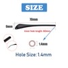 Glasses Temple End Tips,Anti-Slip Plastic Eyeglass End Tips Ear Sock