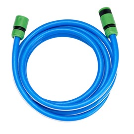 Dcizlont Short Garden Hose Set, with 2 Hose Connectors, 1.5m Outdoor Tap Extension Hose Kit, for Garden Watering and Hose Extender, 1/2” ID, Blue