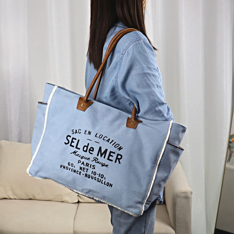 Lamyba Sel De Mer - Bolso de mano de lona