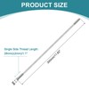 sourcing map 2pcs Double Ended Stud Screws, M8x300mm 304 Stainless
