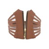 TFJ Women Fashion Wide Elastic Corset Belt Hip Waist Brown