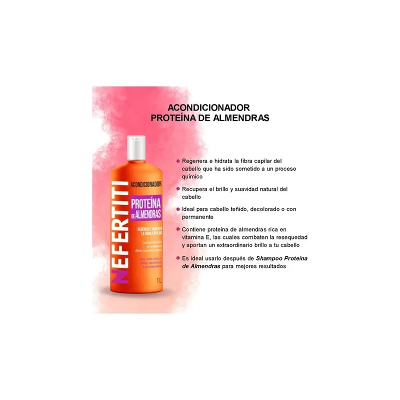 Acondicionador De Almendra 1lt Cabello Muy Dañado
