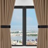 OCIOLI Modern Curtain Tiebacks Wall Mount Solid Aluminum U Shaped