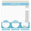 2026 Desk Calendar - Standing Flip Desktop Calendar 2026 from