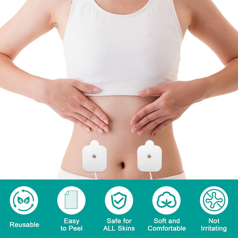 Set of 10 Electrode Pads, 5 x 5 cm Device,