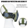 Hodeacc 3 Pcs Tactical Half Face Mesh Mask Set, Adjustable