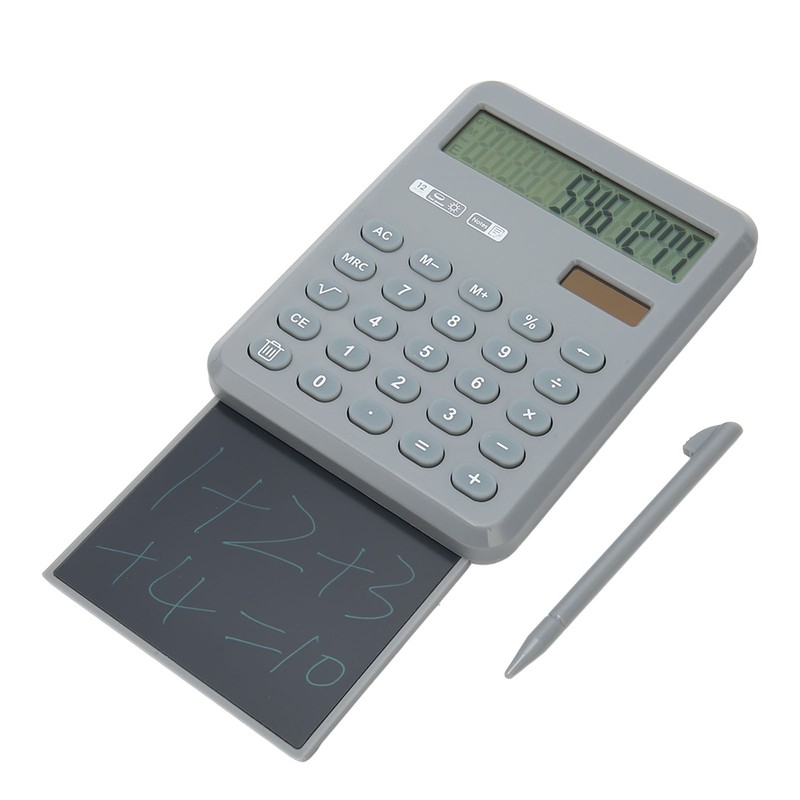 Calculator with Notepad 12 Digits Large Display Support Solar and