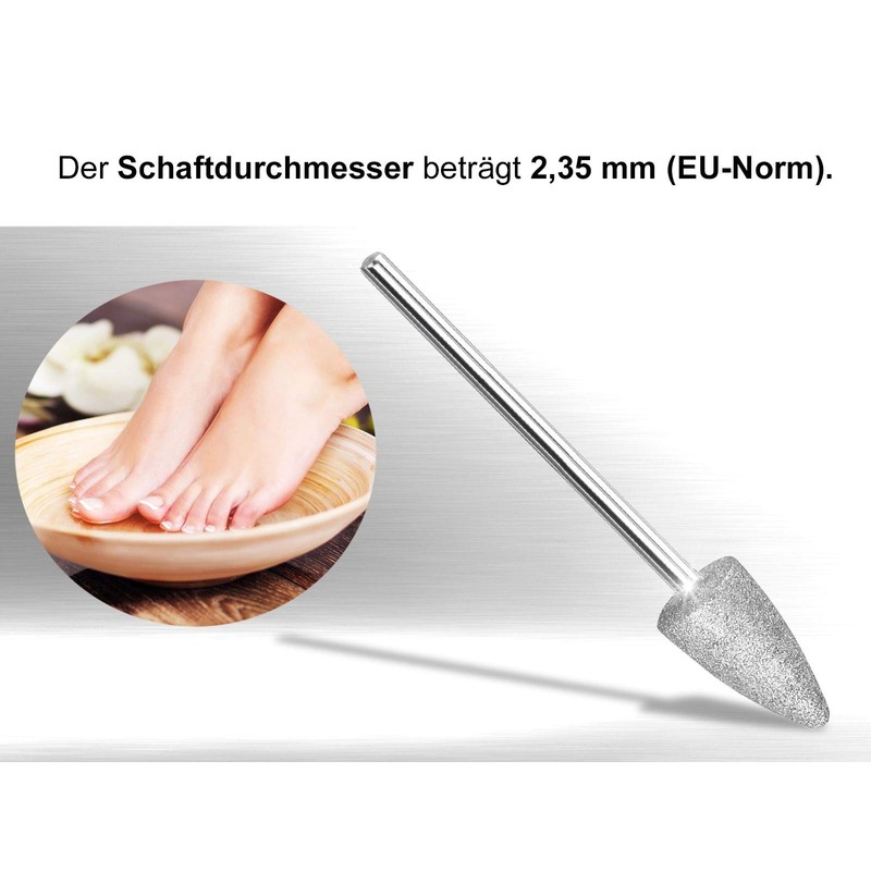 Diamond Grinder Medium Grain Cones Foot Care Manicure Pedicure Grinder