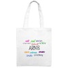 Jute Bag with Name Arne - Positive Features Motif -