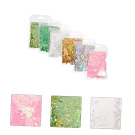 PACKOVE 6packs Shape Sequins for Nail Art Epoxy Crafts Includes Holographic for Creative Manicures and Nail Designs