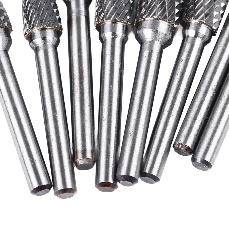 8PCS Set Stone Carving Set Tungsten Steel Rotary Polishing Rotary