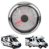 Oil Pressure Gauge Pointer 52mm/2.0in 10‑184Ω Colourful Backlight Adjustable Universal