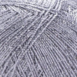 YarnArt Bright Metallic Shiny Yarn - 80% Polyamide 20% Metallic Polyester, 90g - Ideal for Summer Tops, Shawls, Bags, Hats, Crochet & Lace Projects - Soft & Durable, 340m, 4mm Needle & Hook Size (235)