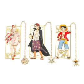 3PCS One Piece Luffy Portgas·D· Ace Uta Bookmark Anime Readings Bookmark Festival for Men, Women, Students, Teachers, Scholar Gifts