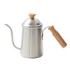 Long Spout Pour Over Coffee Kettle with Wooden Handle 304